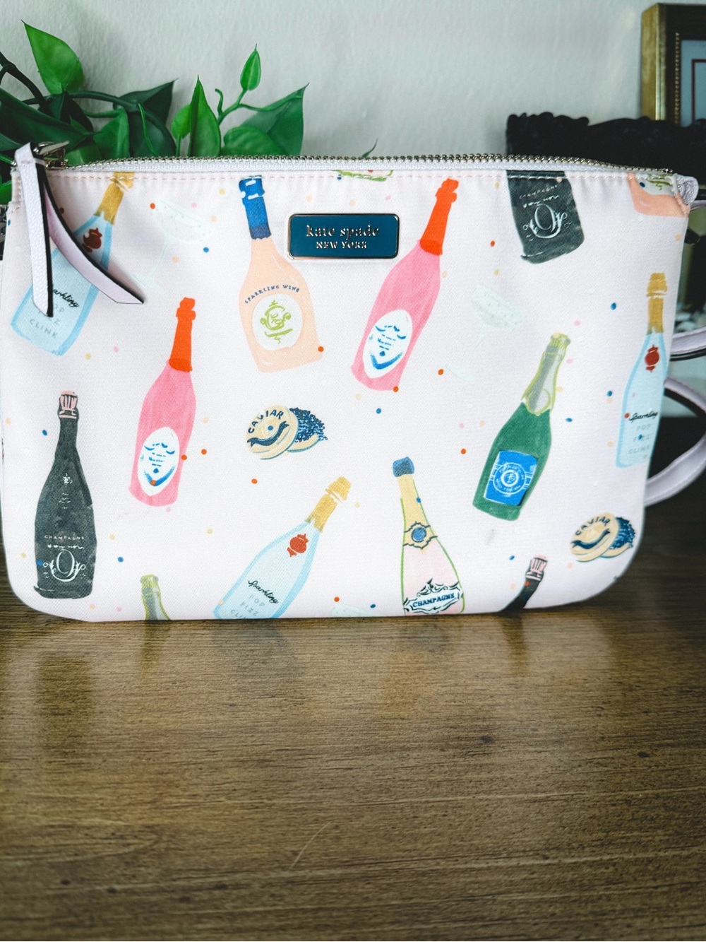 Kate Spade Champagne Print Crossbody Bag